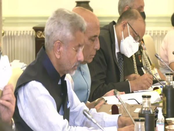 External Affairs Minister S Jaishankar speaking at 2+2 ministerial dialogue. (ANI)