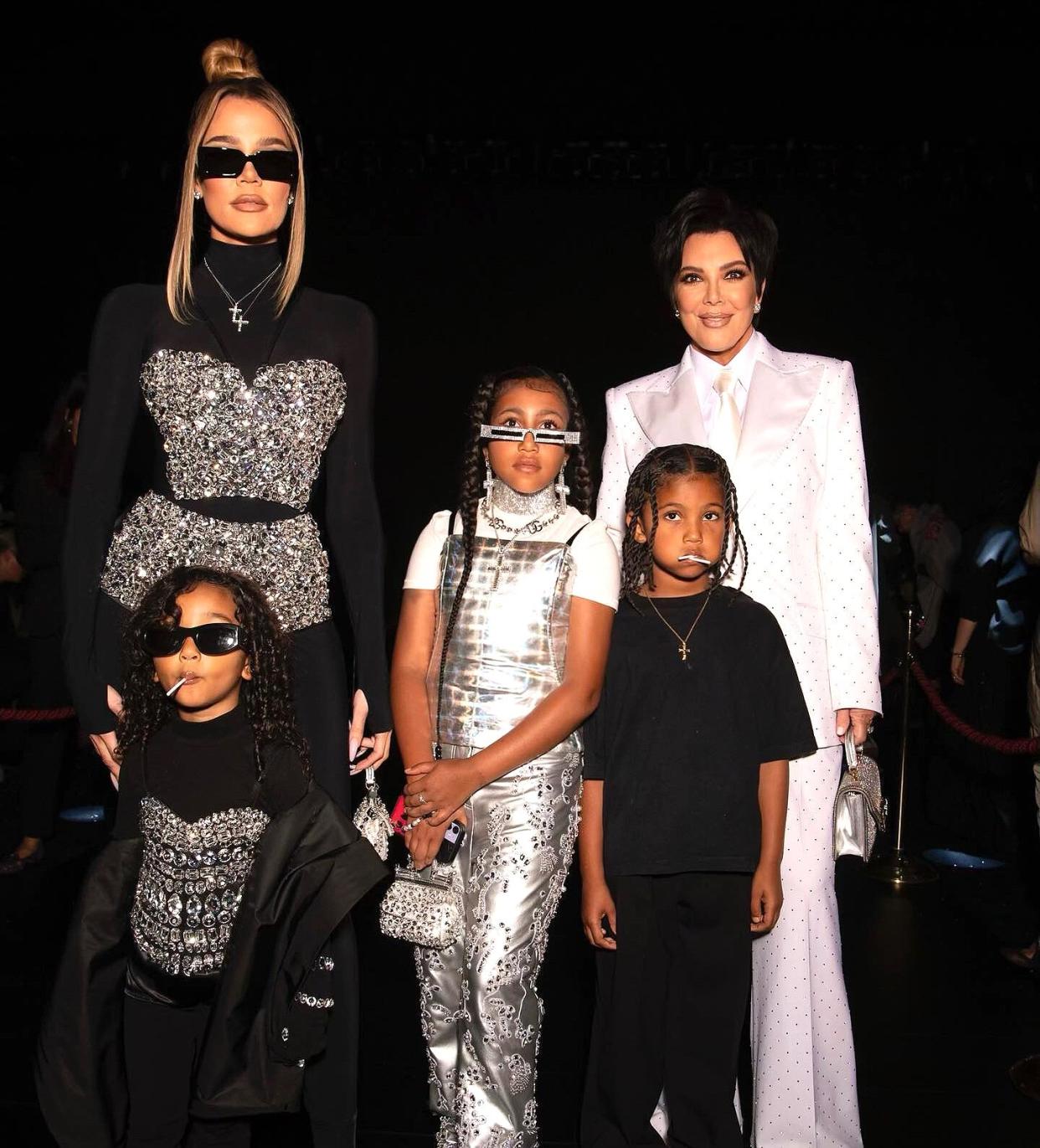 Kris Jenner, Khloe Kardashian and north west