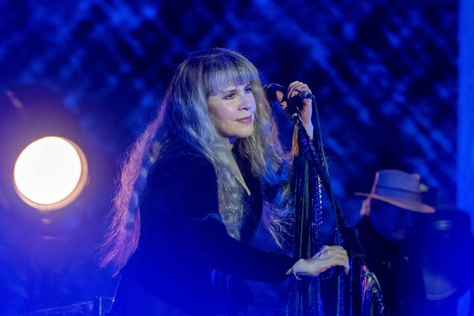 Stevie Nicks performing at Bonnaroo festival in Manchester, Tennessee, in 2022.