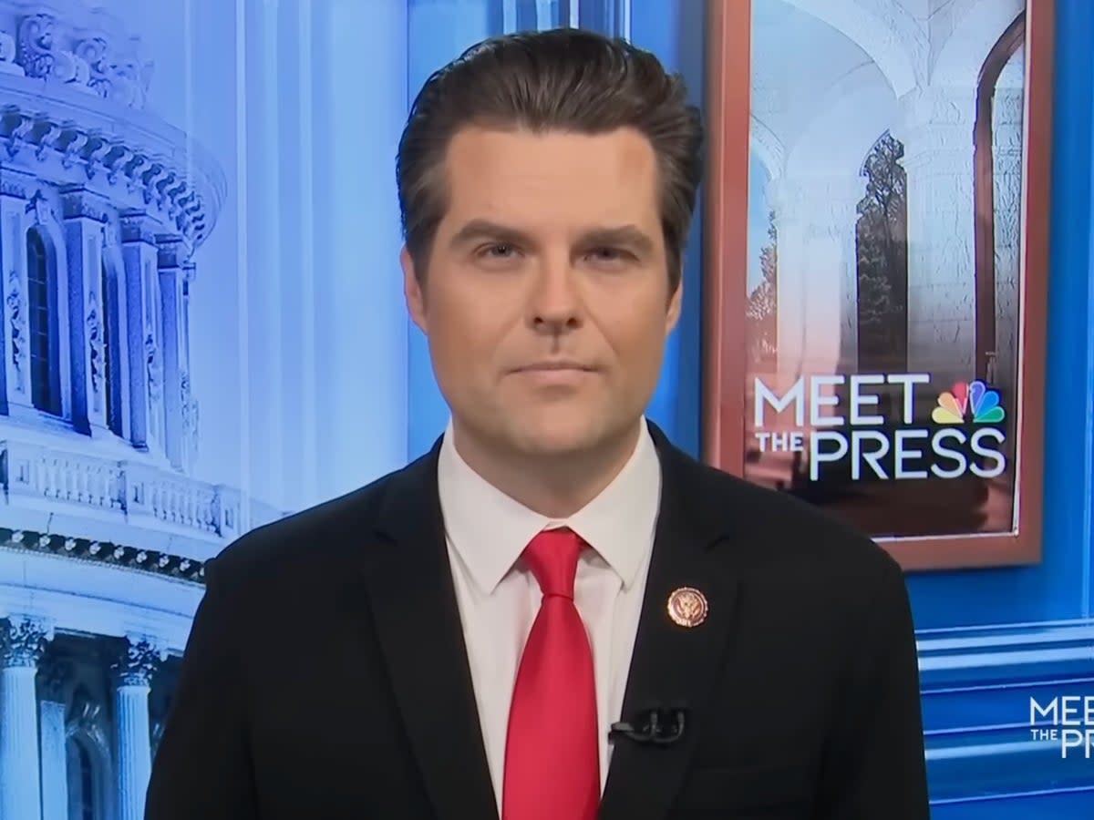 Matt Gaetz  (“Meet the Press” / Screengrab)