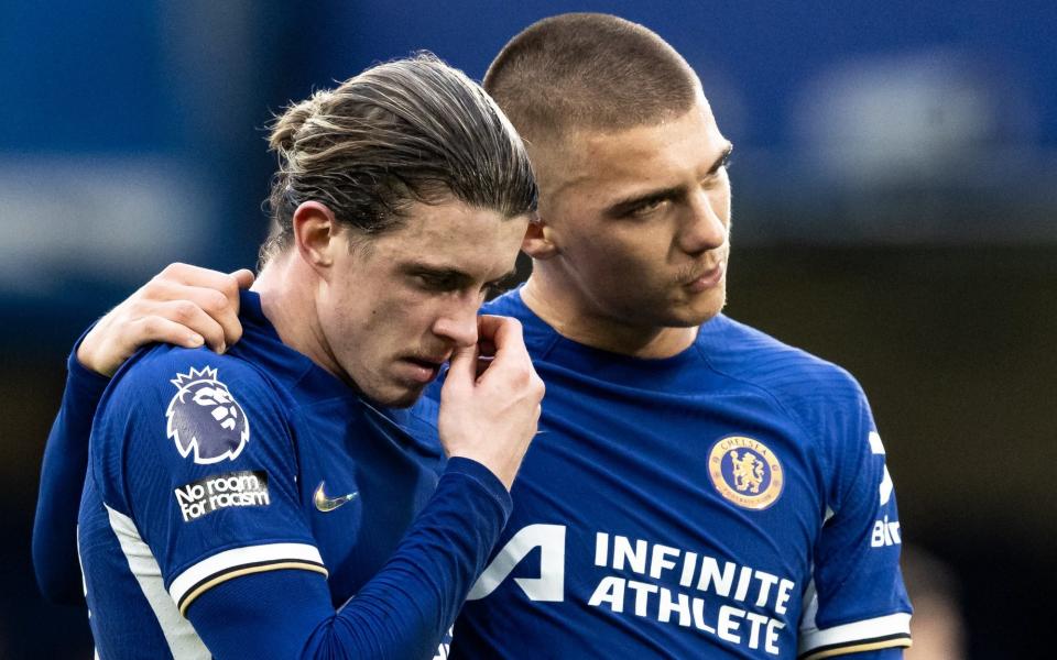 Conor Gallagher and Alfie Gilchrist after Chelsea's convincing win against Wolves