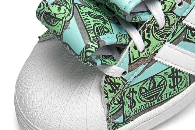 Jeremy Scott Gives the adidas Originals Superstar a Money Makeover