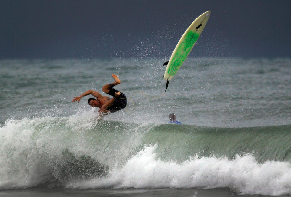 Florida Beaches Feel Effects Of Hurricane Irene