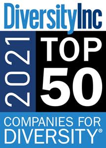 DiversityInc Top 50 Companies for Diversity Badge