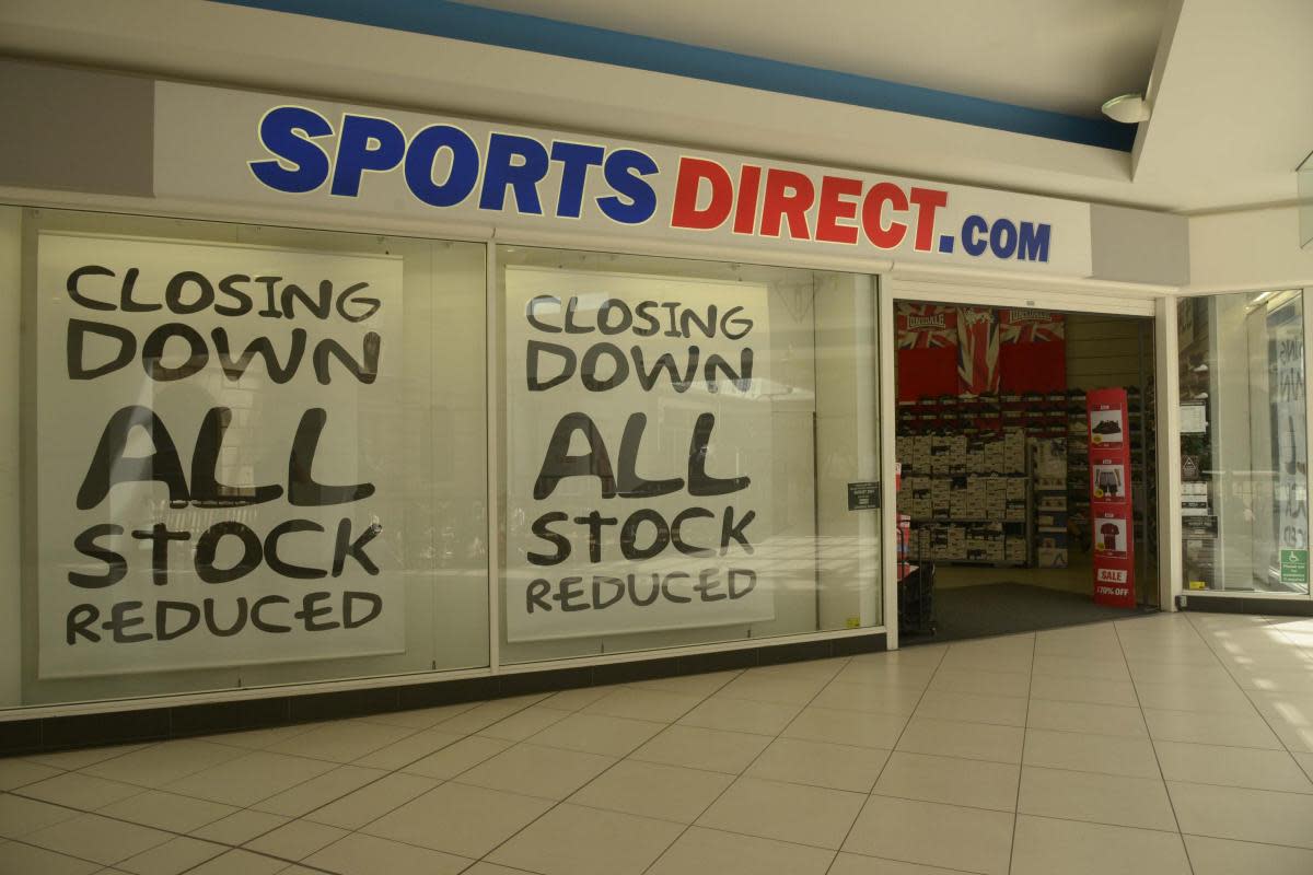 Sports Direct closed down its store in The Shires shopping centre in Trowbridge last year <i>(Image: Photo: Trevor Porter 69969)</i>