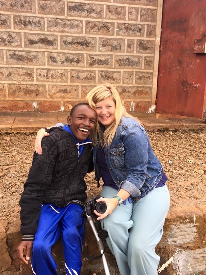 Beth Hadi, a cardiac nurse practitioner at Dell Children's Medical Center, got to see Martin, 15, finally able to walk because of the medication Ubuntu Life Foundation was able to give him.