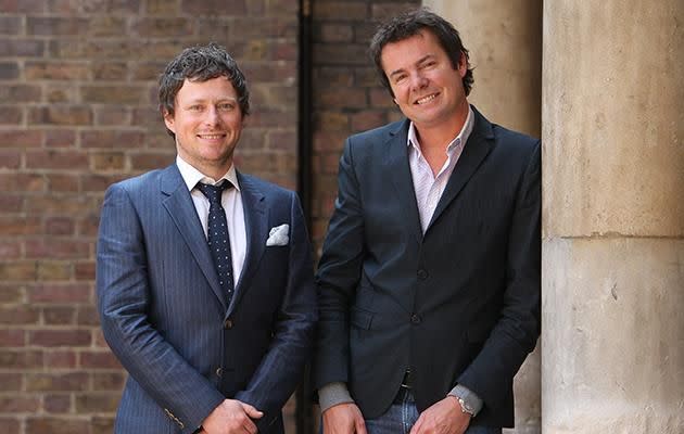 Ward (right) designed Kate's wedding hairstyle for 2011 together with James Pryce (left).