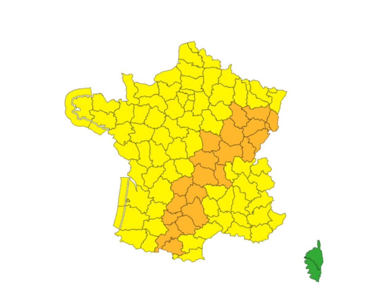 21 départements sont en alerte orange aux orages ce 13 mars 2023.