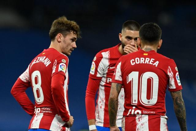 Atletico Madrid players Koke and Antoine Griezmann attend the game News  Photo - Getty Images