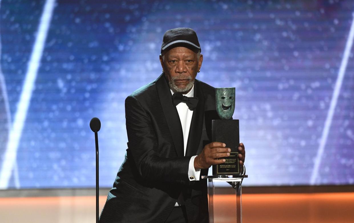 Freeman at the SAG awards: AFP/Getty Images