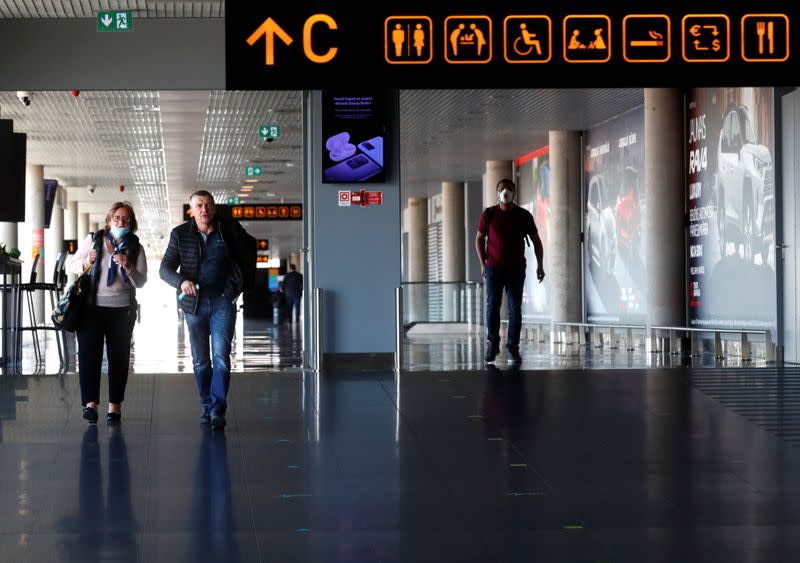 Flights resume during coronavirus disease (COVID-19) outbreak in Riga international airport
