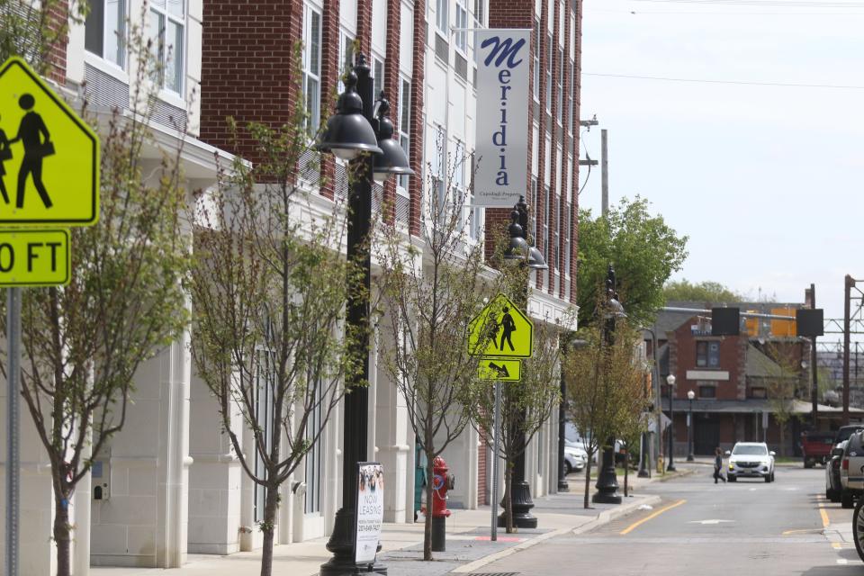 The Meridia Development. It is part of a look at the history of Dover, NJ and the town's current status as a redeveloping rail hub celebrating the town's 300th anniversary this year.