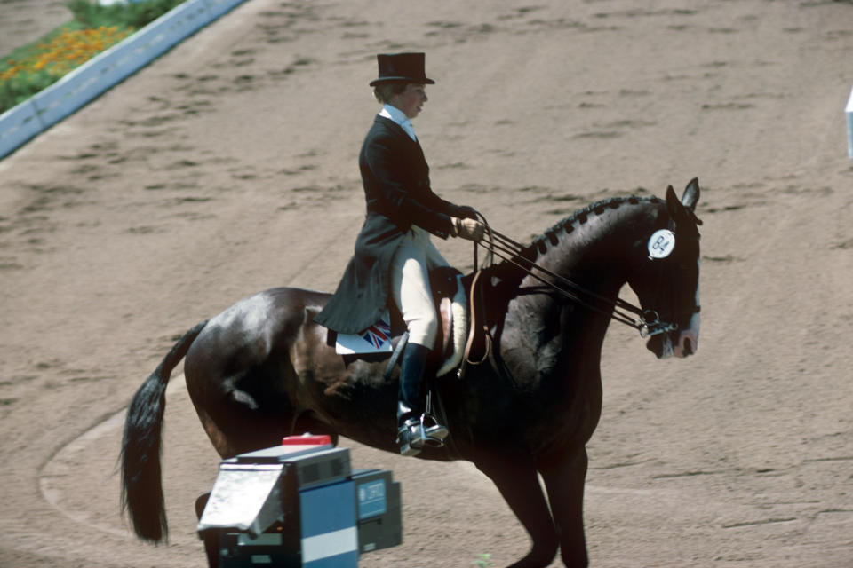 In 1976, she became the first British Royal to complete in the Olympic Games in Montreal. (Getty Images)