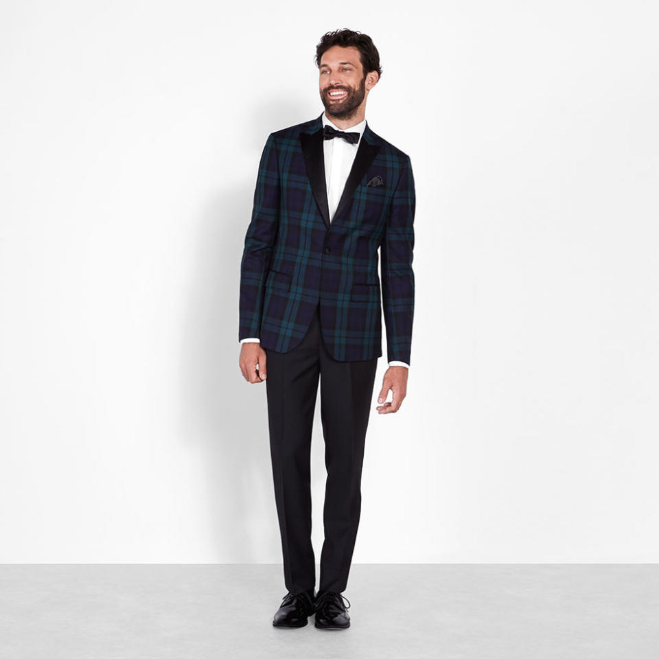 Black & Tartan Tuxedo