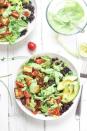 <p>Have you ever seen a more green and fresh looking salad? This vegetarian halloumi salad has a Mexican twist with its creamy, herby avocado dressing and deliciously seasoned fried halloumi cheese.</p><p>Get the <a href="https://www.happyveggiekitchen.com/fried-halloumi-bean-salad/" rel="nofollow noopener" target="_blank" data-ylk="slk:Fried Halloumi & Black Bean Salad;elm:context_link;itc:0;sec:content-canvas" class="link ">Fried Halloumi & Black Bean Salad</a> recipe.</p><p>Recipe from <a href="https://www.happyveggiekitchen.com/" rel="nofollow noopener" target="_blank" data-ylk="slk:Happy Veggie Kitchen;elm:context_link;itc:0;sec:content-canvas" class="link ">Happy Veggie Kitchen</a>.</p>