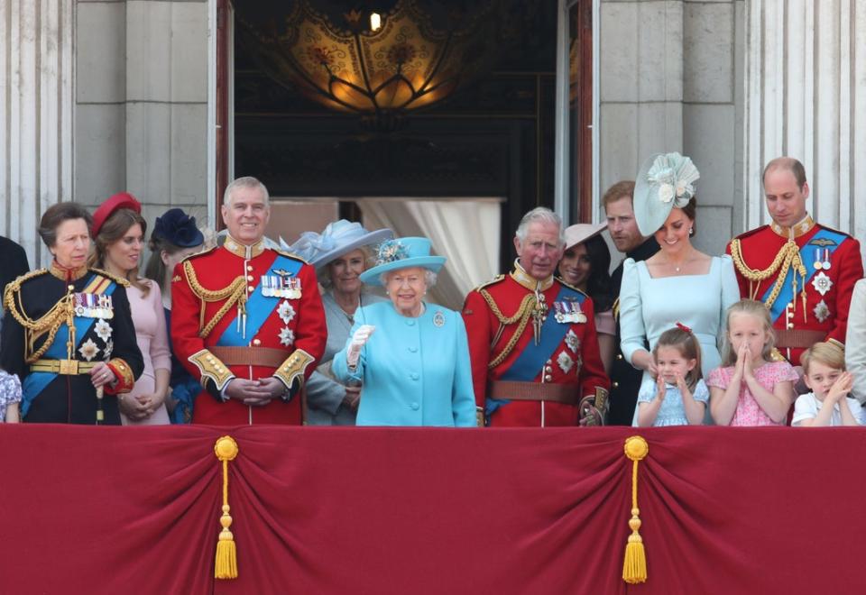 The Duke of York with the royal family (Yui Mok/PA) (PA Archive)