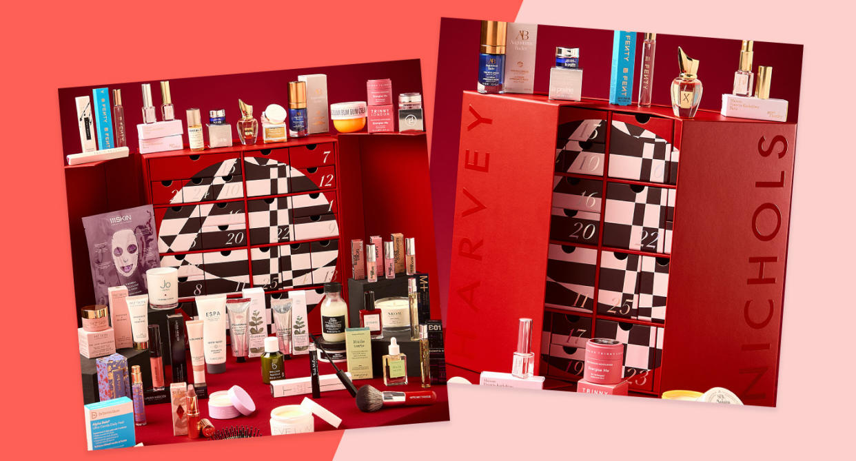 We haven't seen a beauty advent calendar with this big of a product selection. (Harvey Nichols/Yahoo Life UK)