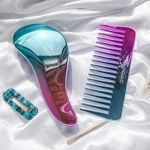 5) Lily England Detangling Hairbrush and Comb Set