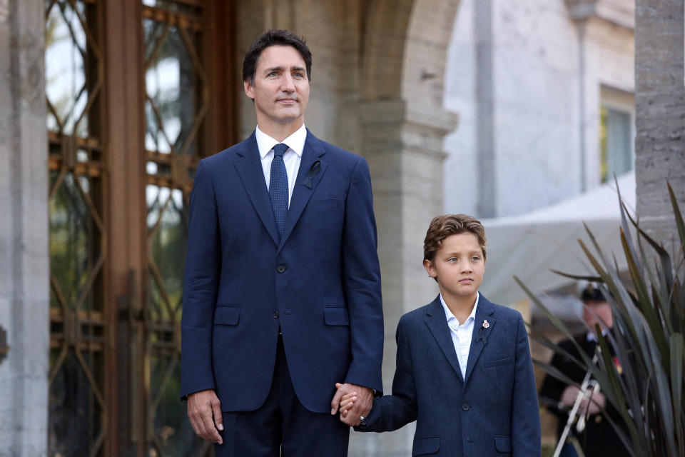 Justin Trudeau, Hadrien (Dave Chan / AFP via Getty Images)