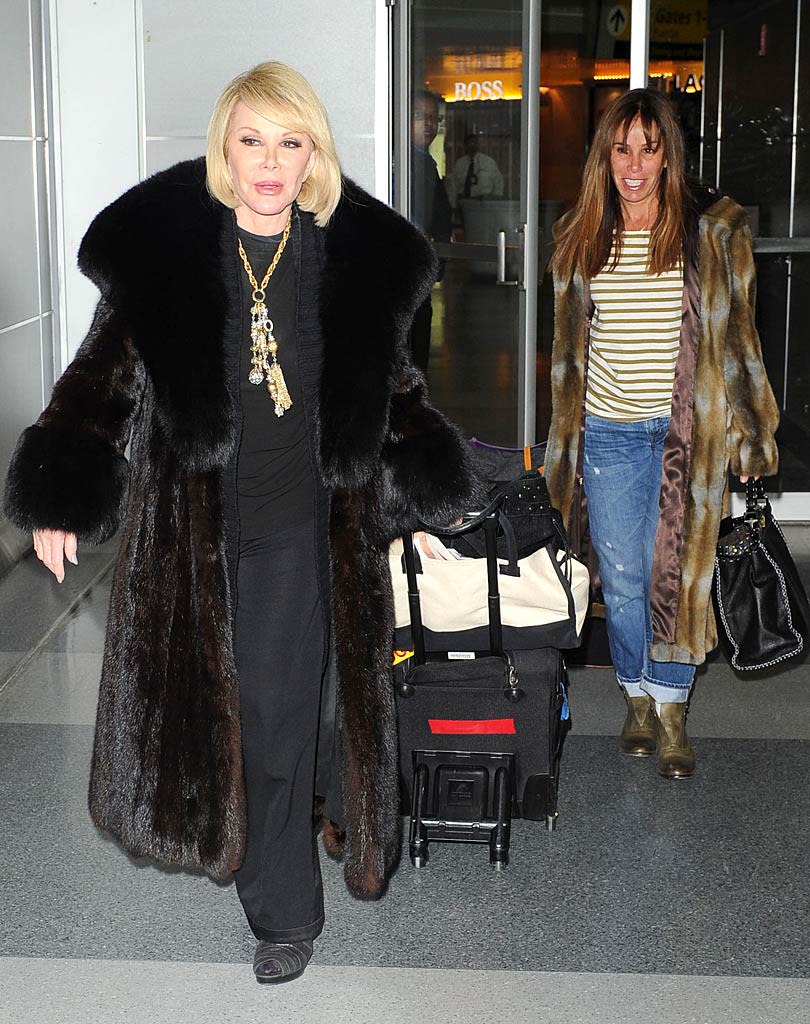 Joan Melissa Rivers JFK Airport