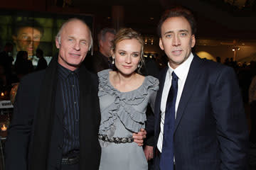 Ed Harris , Diane Kruger and Nicolas Cage at the New York City premiere of Walt Disney Pictures' National Treasure: Book of Secrets