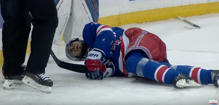 New York Rangers Warden Brooks Duffle & Mika Zibanejad S