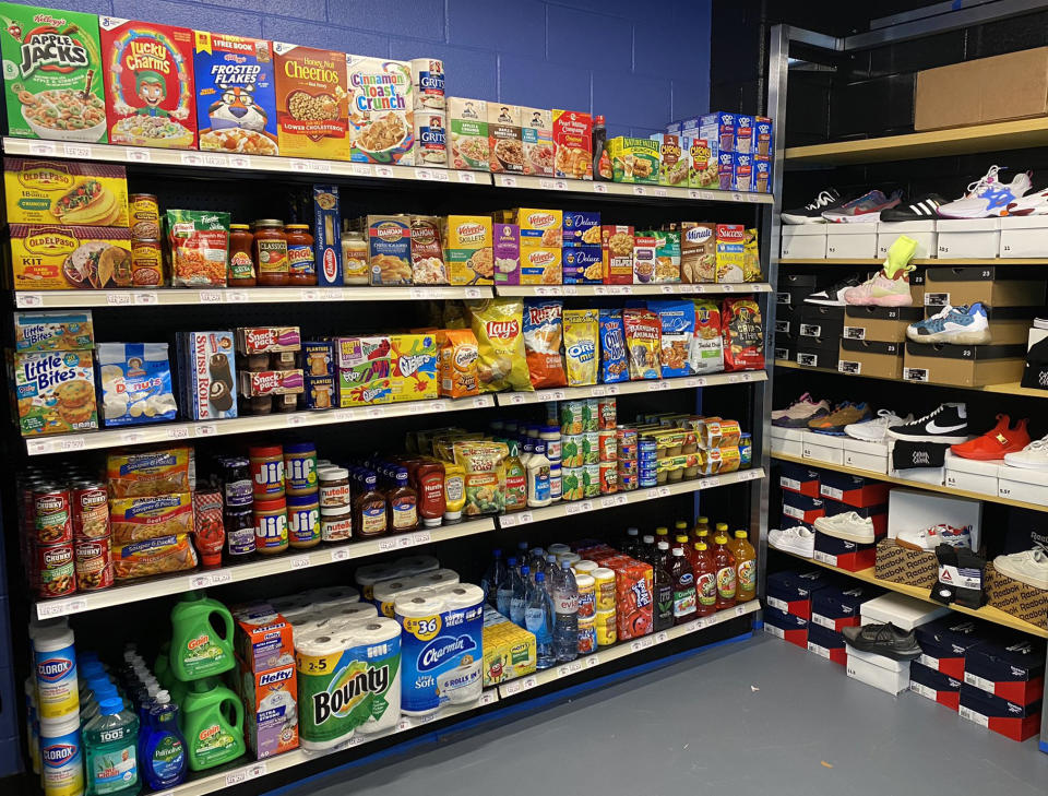 The new in-school grocery store at Ronald McNair Middle School in Atlanta. (Courtesy Goodr)