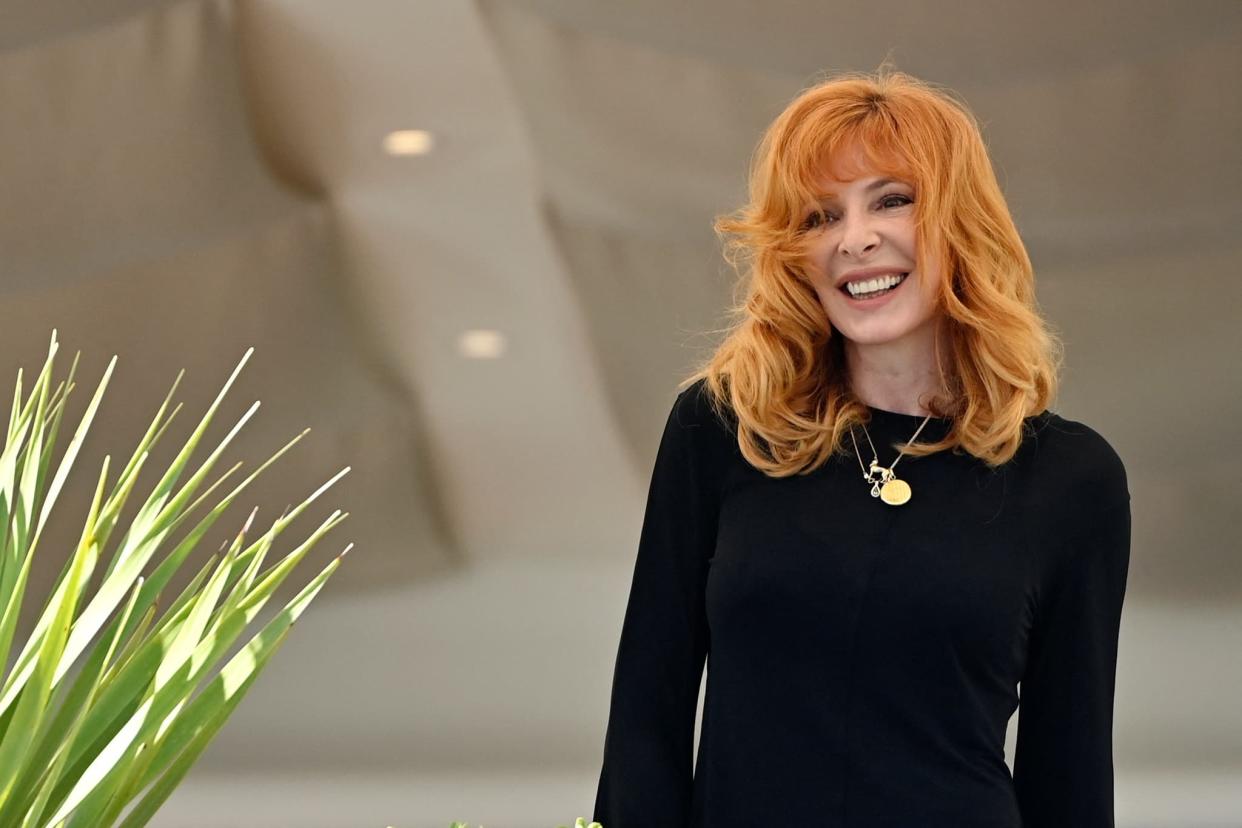 La chanteuse et actrice Mylène Farmer le 5 juillet 2021 au Festival de Cannes - John MacDougall - AFP