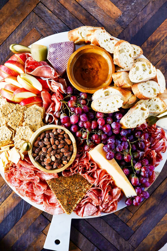 <p>Number 2 Pencil</p><p>This budget-friendly charcuterie board is made up entirely of Costco goodies. This board is easy to put together and perfect for feeding a crowd!</p><p><strong>Get the recipe: <a href="https://www.number-2-pencil.com/costco-charcuterie-board/" rel="nofollow noopener" target="_blank" data-ylk="slk:Costco Charcuterie Board;elm:context_link;itc:0;sec:content-canvas" class="link rapid-noclick-resp">Costco Charcuterie Board</a></strong></p>