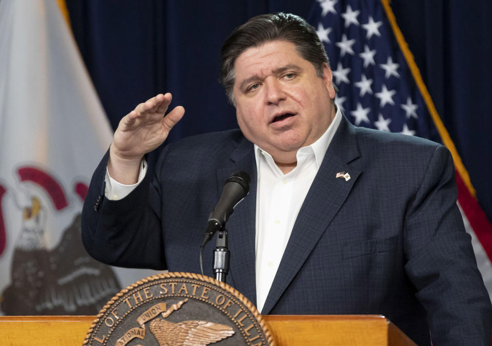 Illinois Gov. J.B. Pritzker (D), a billionaire heir to the Hyatt hotel chain, bankrolled an initiative to enable Illinois to adopt a graduated income tax. Voters rejected the measure in November. (Photo: Brian Cassella/Chicago Tribune/Getty Images)