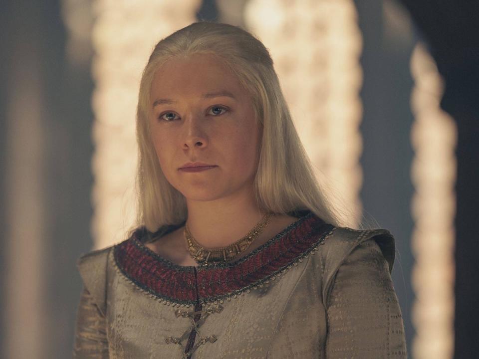 Emma D’arcy como Rhaenyera Targaryen de adulta en House of the Dragon (HBO/Sky)