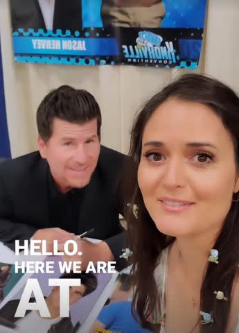 <p>Danica McKellar/Instagram</p> McKellar shares a peek at the actors signing autographs at the Fanboy Expo