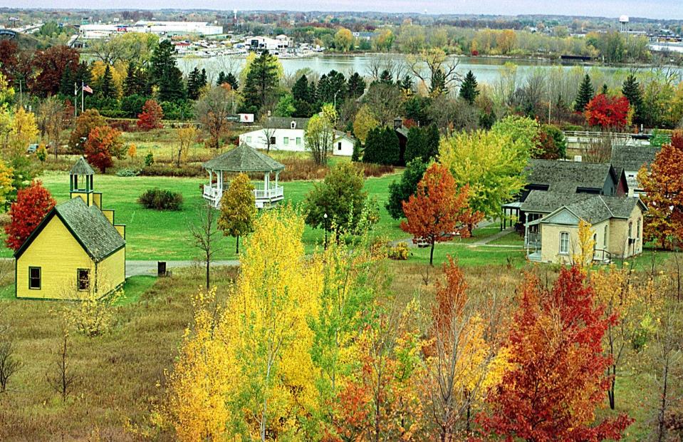 View at Heritage Hill State Historical Park in Allouez.