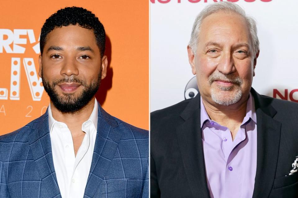 Jussie Smollett (left) and Mark Geragos | Jon Kopaloff/FilmMagic; Greg Doherty/Getty Images