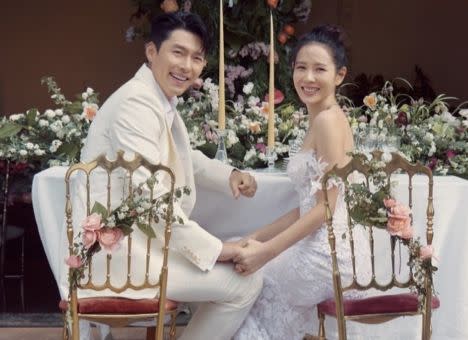 ▲今（31）日玄彬與孫藝真結婚一週年紀念日，孫藝真也在IG曬出從未亮相的「隱藏版婚紗照」大方放閃。（圖／翻攝自孫藝真IG）