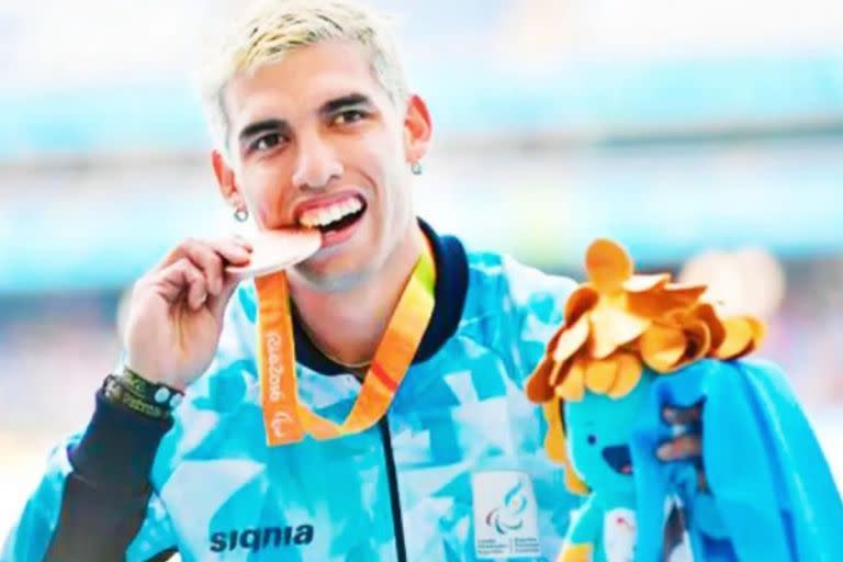 Barreto: "No me siento muy lejos de un deportista que no sufre discapacidad físicas. Gané tres medallas paralímpicas y cuatro panamericanas"