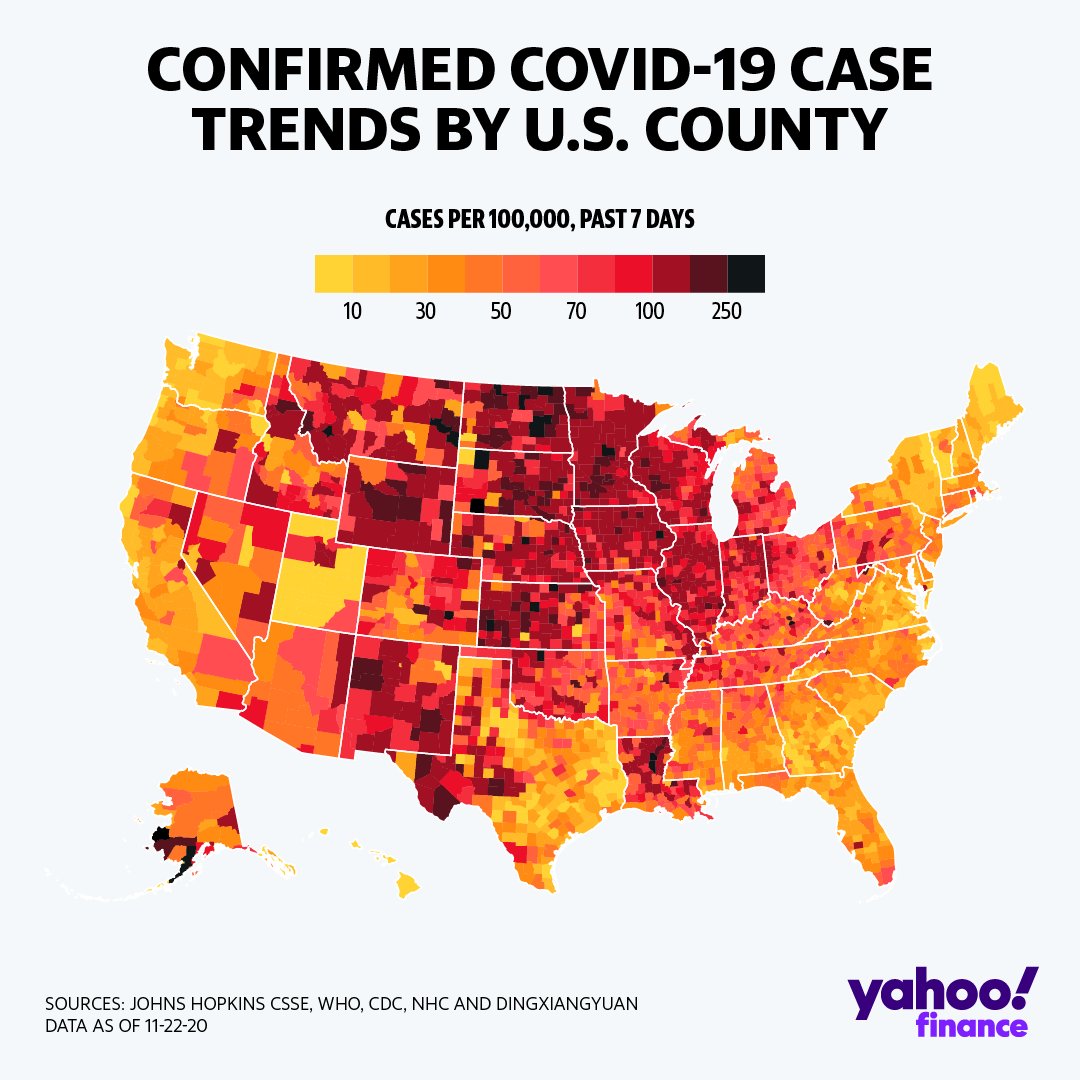 Coronavirus is hitting Middle America very hard. (David Foster/Yahoo Finance)