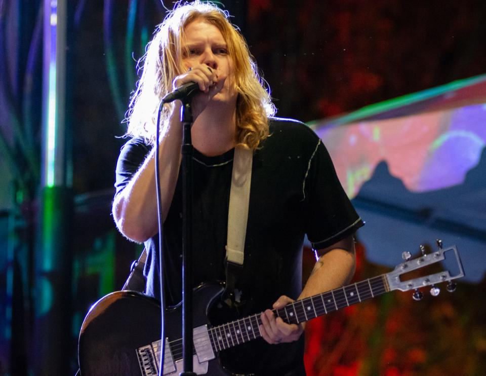 Ty Segall performs at Desert Daze Nov. 12, 2021 in Lake Perris.