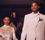 <p>Can you believe it’s been 20 years since Will Smith and Jada Pinkett Smith tied the knot? The two famously married on New Year’s Eve in 1997. To celebrate two decades together, Will took to Instagram to share insights on what it takes to be married for so long — and offer appreciation for his wife. He finished the post with a declaration: “Happy Anniversary, My Queen! I am forever Devoted to Nurturing your Deepest Truth.” Wow! (Photo: <a rel="nofollow noopener" href="https://www.instagram.com/p/BdYUG_7nifa/?hl=en&taken-by=willsmith" target="_blank" data-ylk="slk:Will Smith via Instagram;elm:context_link;itc:0;sec:content-canvas" class="link ">Will Smith via Instagram</a>)<br><br></p>