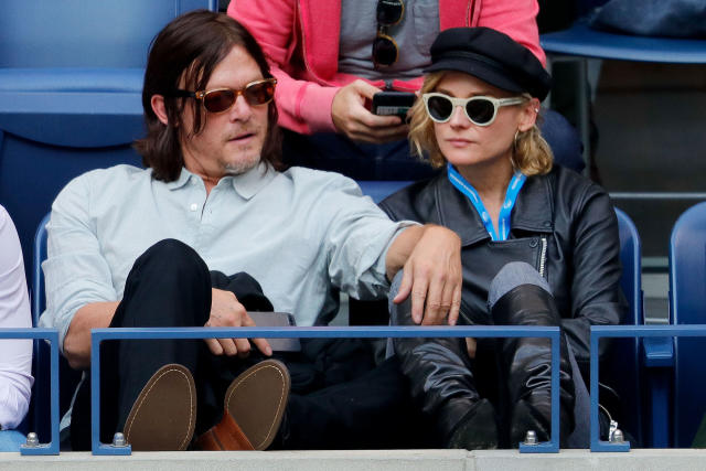 Going Strong! Diane Kruger and Norman Reedus Snuggle at the U.S.