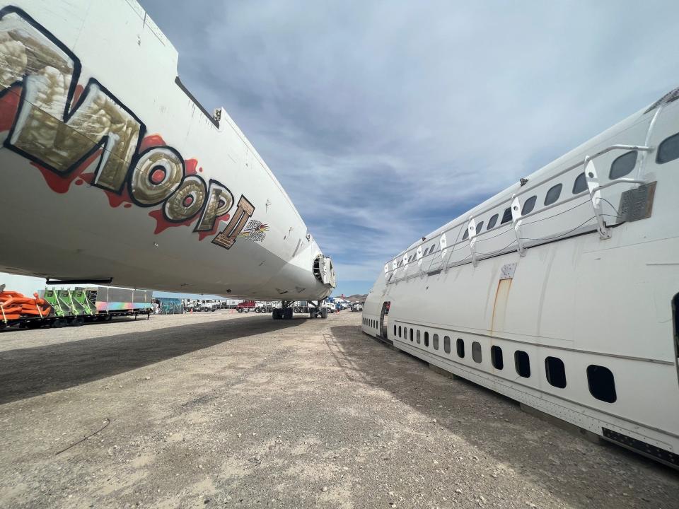 Burning Man Boeing 747.