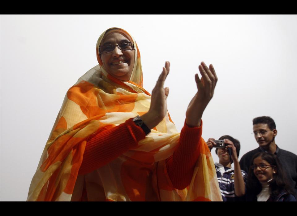 Haidar is a leading activist for the independence of Western Sahara. She is sometimes called the "Sahrawi Gandhi" for her nonviolent protests, including hunger strikes, in the support of the independence of Western Sahara and the president of the Collective Of Sahrawi Human Rights Defenders. 