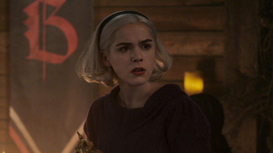 kiernan shipka as sabrina spellman chilling adventures of sabrina