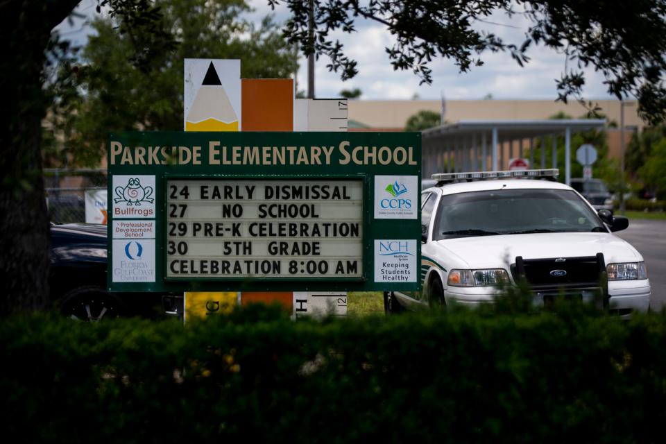 Hector Manley, a former Parkside Elementary School teacher, has been accused of 19 counts of lewd and lascivious molestation and two counts of capital sexual battery against someone younger than 12. Children told investigators that Manley touched them inappropriately at school and at soccer practice, where he was a coach for a local team. 