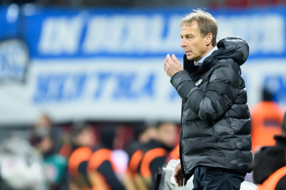 Jurgen Klinsmann will have Hertha Berlin ready to upset Bayern Munich. Coaching license situation notwithstanding. (Photo by TF-Images/Getty Images)