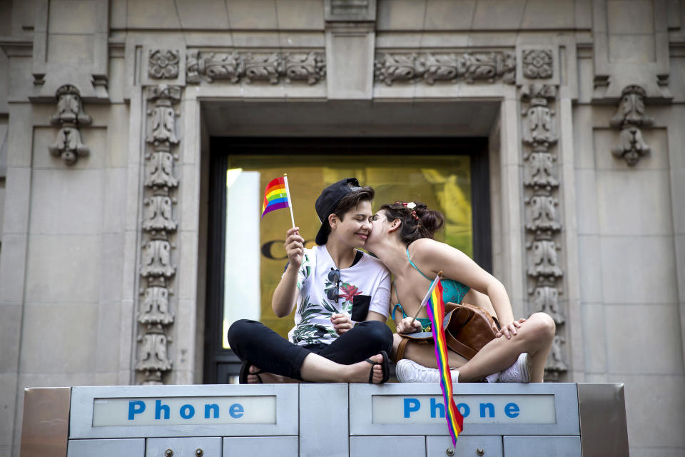New York's Annual Gay Pride Parade Takes Place In Wake Of Mass Shooting At Orlando Gay Club
