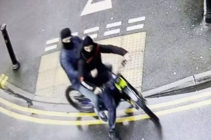 Police want to speak to these two 'outstanding' suspects