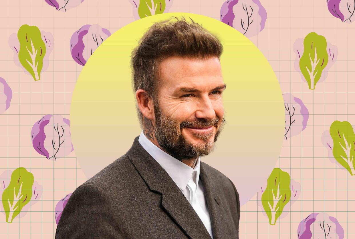 <p>Beckham: Edward Berthelot/Getty Images. EatingWell collage.</p>