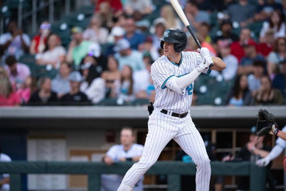 Charlotte Knights shortstop Colson Montgomery is headed to the 2024 MLB Futures game in Arlington, Texas this weekend.