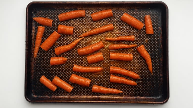 carrots with Buffalo sauce